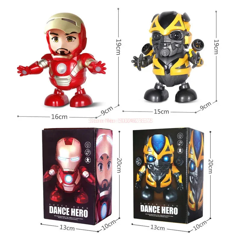 New 19cm Music, Lighting, Electric Dancing Robot Toy, Birthday And Holiday Gift