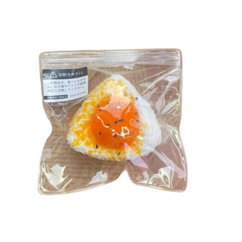 1/3/5/10PCS Liquid-Filled Egg Yolk Triangle Rice Ball Squeeze Toy ASMR Stress Relief Office Stress Relief Birthday Party Favors