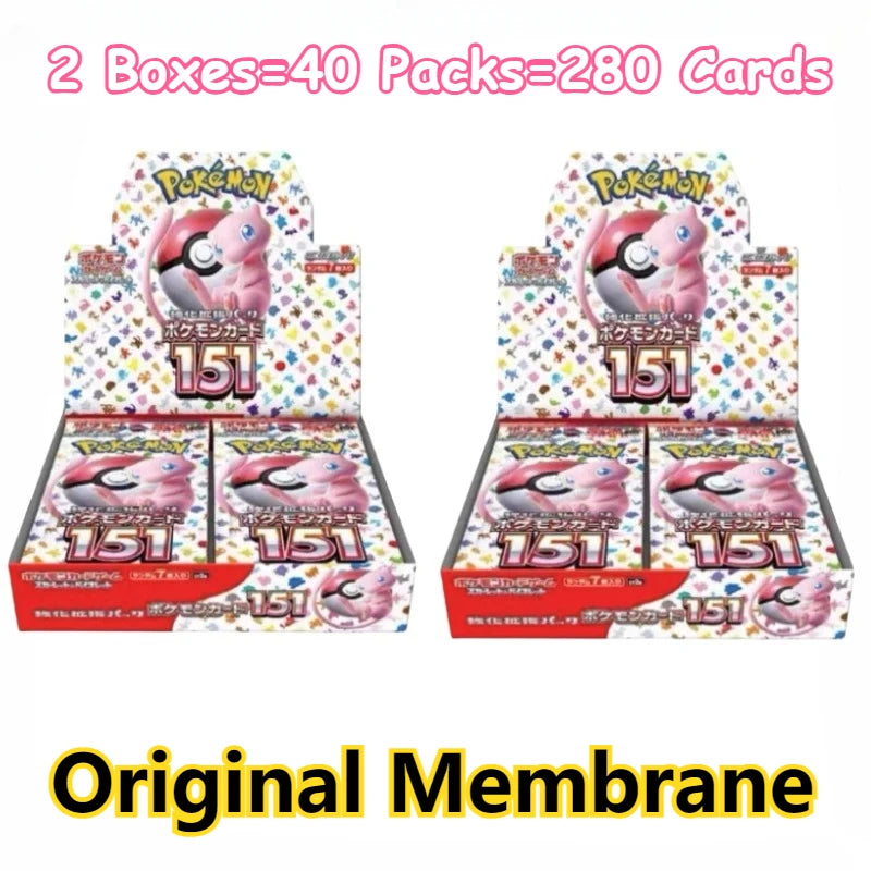 100%Original Pokemon SV2A Booster Pack Trading Anime Card PTCG Japanese Version Collection Cards Single Pack Toy Birthday Gifts