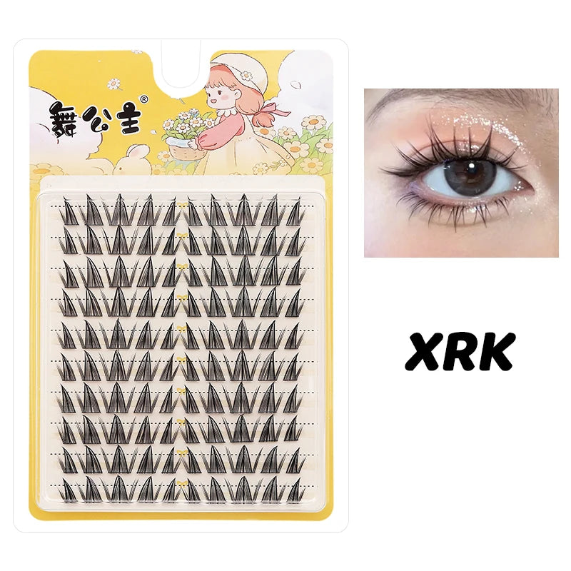 10 Rows Individual Lashes DIY at Home Lash Extension Cluster Wholesale Natural Makeup Eyelashes