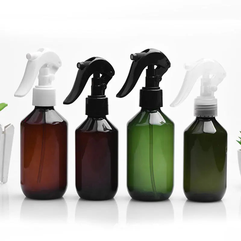 10/20/50pcs 100ml Green Plastic Bottle With Spray 150ml Brown Perfume Trigger Sprayer Refill Bottle 200ml PET Container HZ62001