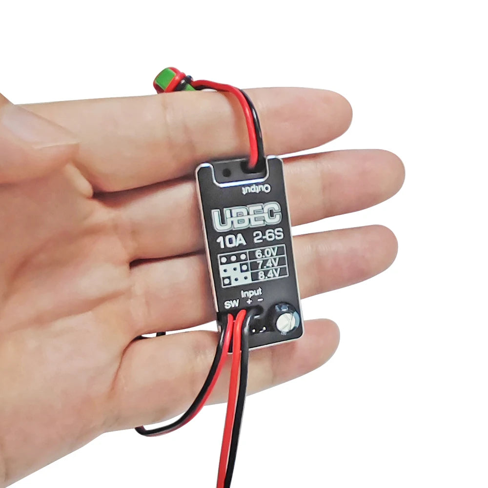 Hobbywing UBEC 10A Car Regulator Module IP67 2-6S 6/7.4/8.4V For RC Crawlers Trucks Car