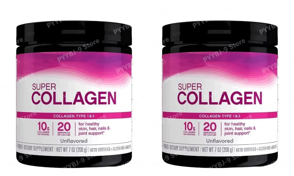 Collagen Protein Powder Unflavored High Protein Supplement Daily Nutrition Drink Mix 200g
