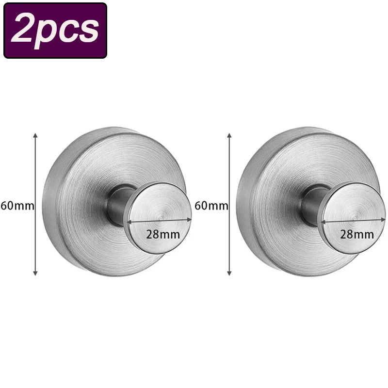 1/4pcs Vacuum Suction Cup Hooks Punch Free Bath Sucker Hook Wall Hook Hanger Glass Kitchen Bathroom Hooks for Towel Handbag