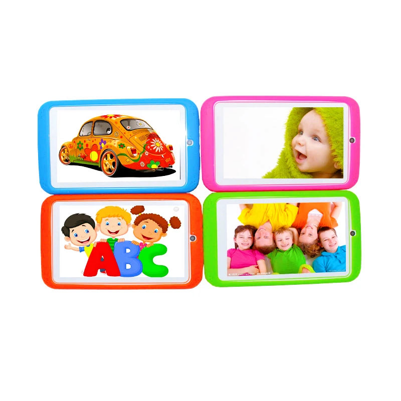 7 INCH Android 10 RAM 1GB +16GB ROM Gift Kid Tablet E98 WIFI Dual Camera Quad-Core Free Silicone Case 3D Glassess