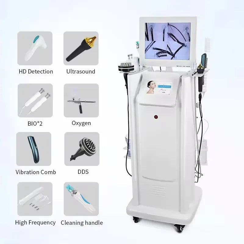 Hair Growth Hair Loss Solution Electric Comb Scalp Analysis Machine Massaging Function High Frequency Vibration Technology