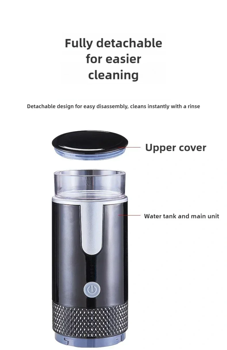 New Portable Coffee Maker Electric Capsule Grind-and-Brew Coffee Maker Suitable for Ground Coffee and K-Cup Large Coffee Pods