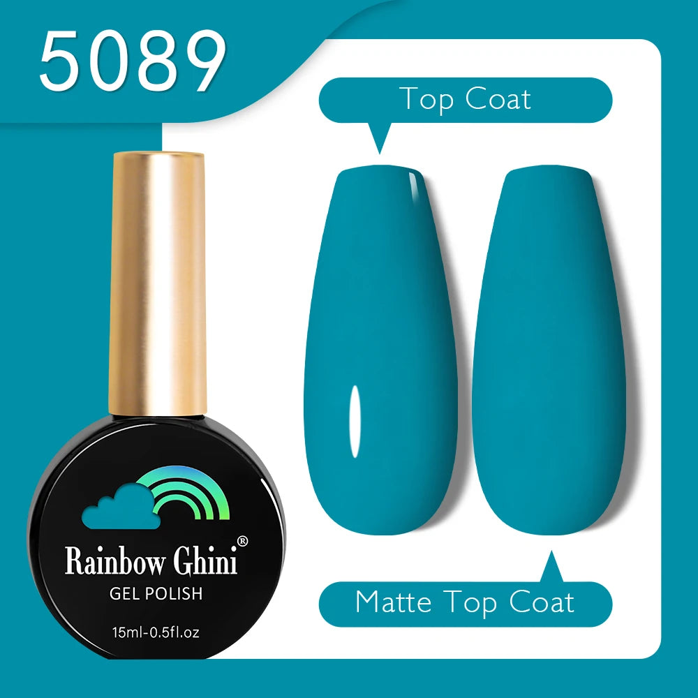 RG 15ML HEMA&TPO FREE Summer Series Fluorescent Gel Polish in Sporty Style Y2K Nail Polish Suitable for Parties Nail Art UV Gel