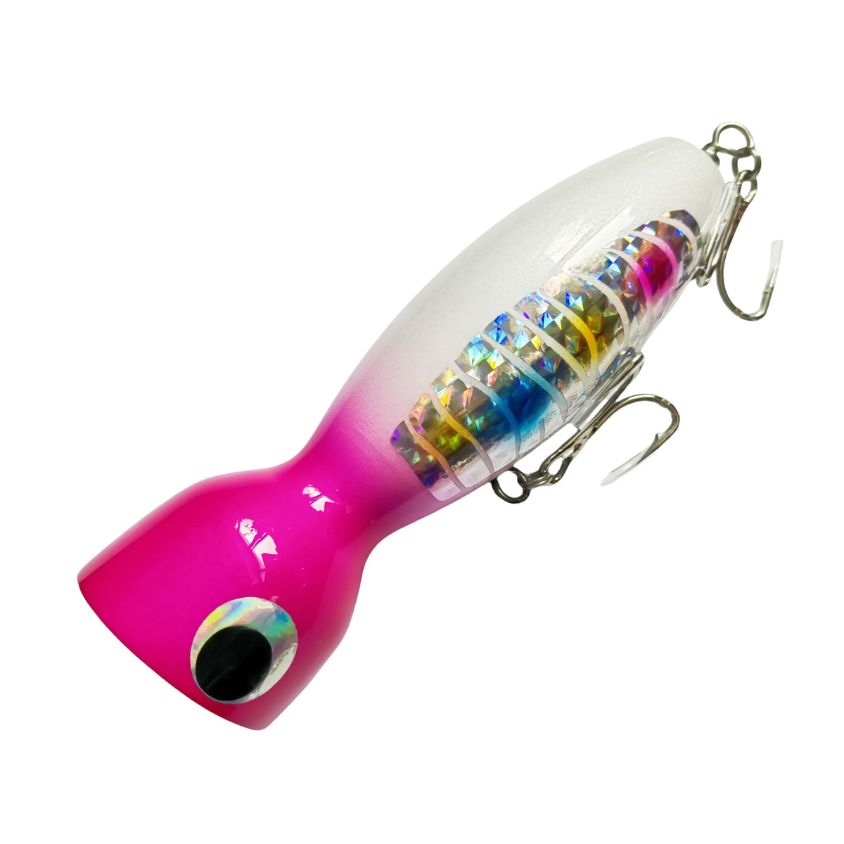MUKUN -Big Game Popper Fishing Lures,Artificial Hard Bait for GT Saltwater Fishing,Topwater Wobbler,16cm 100g 120g
