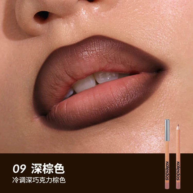 Kaleidos Lipliner,High Pigmented Lip Stick Pencil for Shaping Sculpting Lips,Velvet Matte Finish,Vegan Cruelty-Free
