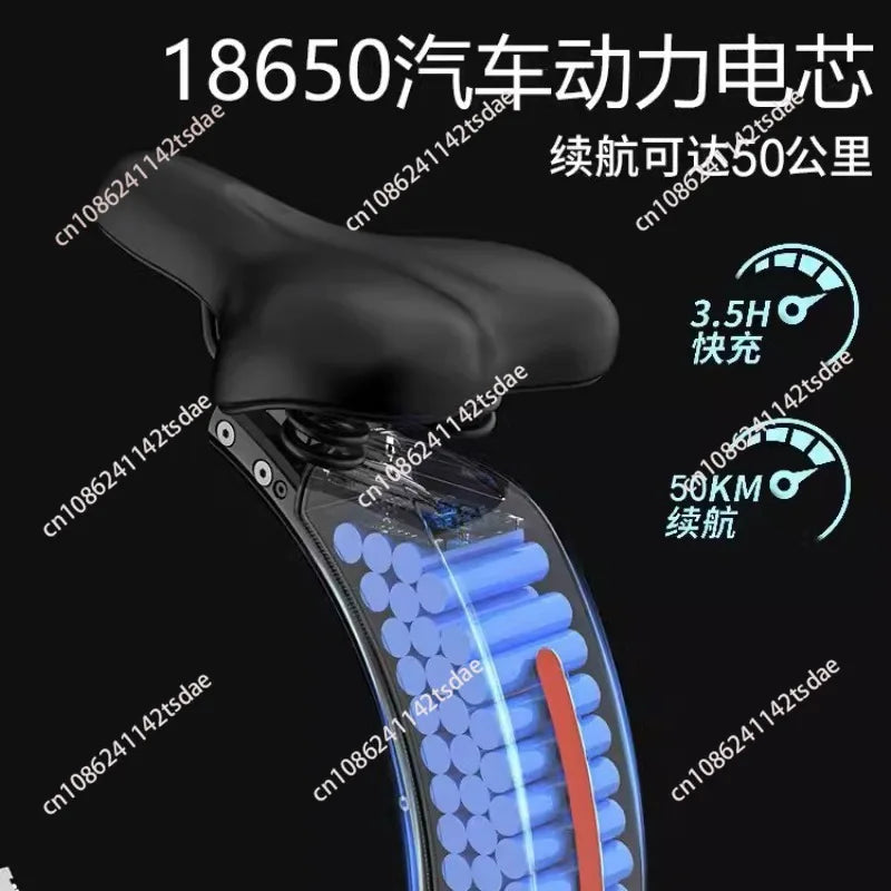 Folding Electric Bicycle Lightweight Portable Lithium Battery Power Assist Bike Men Women Daily Commuting Cross Border E-bike