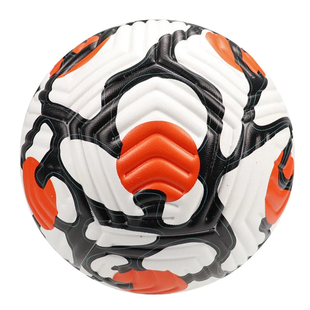 Professional Soccer Balls Size 5 Football Ball Leather Machine-stitched Soccer Ball for Children Adults Outdoor Sport Training