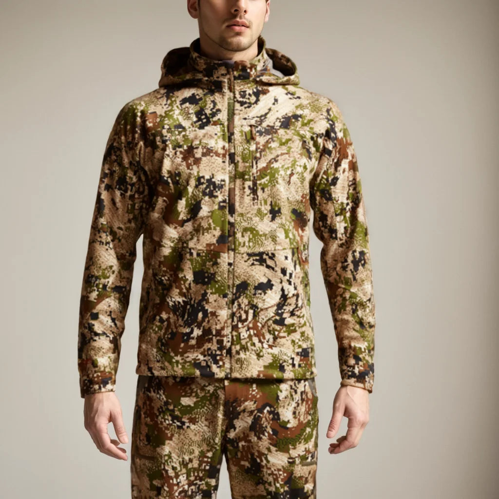 Men's Jetstream 3-in-1 Fleece Hunting Jacket Windproof Waterproof Breathable Lightweight Functional Steam Permeable