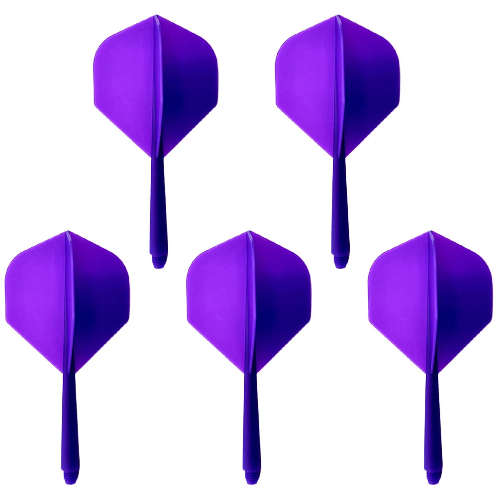 5pcs Integrated Dart Shaft and Flights Standard Shape Integrated Dart Flights and Shafts Anti-Fall 2BA Screw In-one Dart Flight