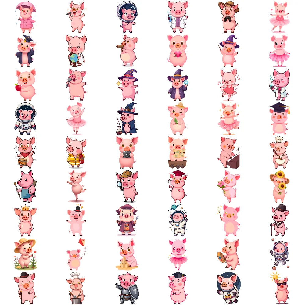 54pcs Temporary Tattoo Cartoon Axolotl Waterproof Long-lasting Body Stickers Cute Axolotl Cartoon For Arms