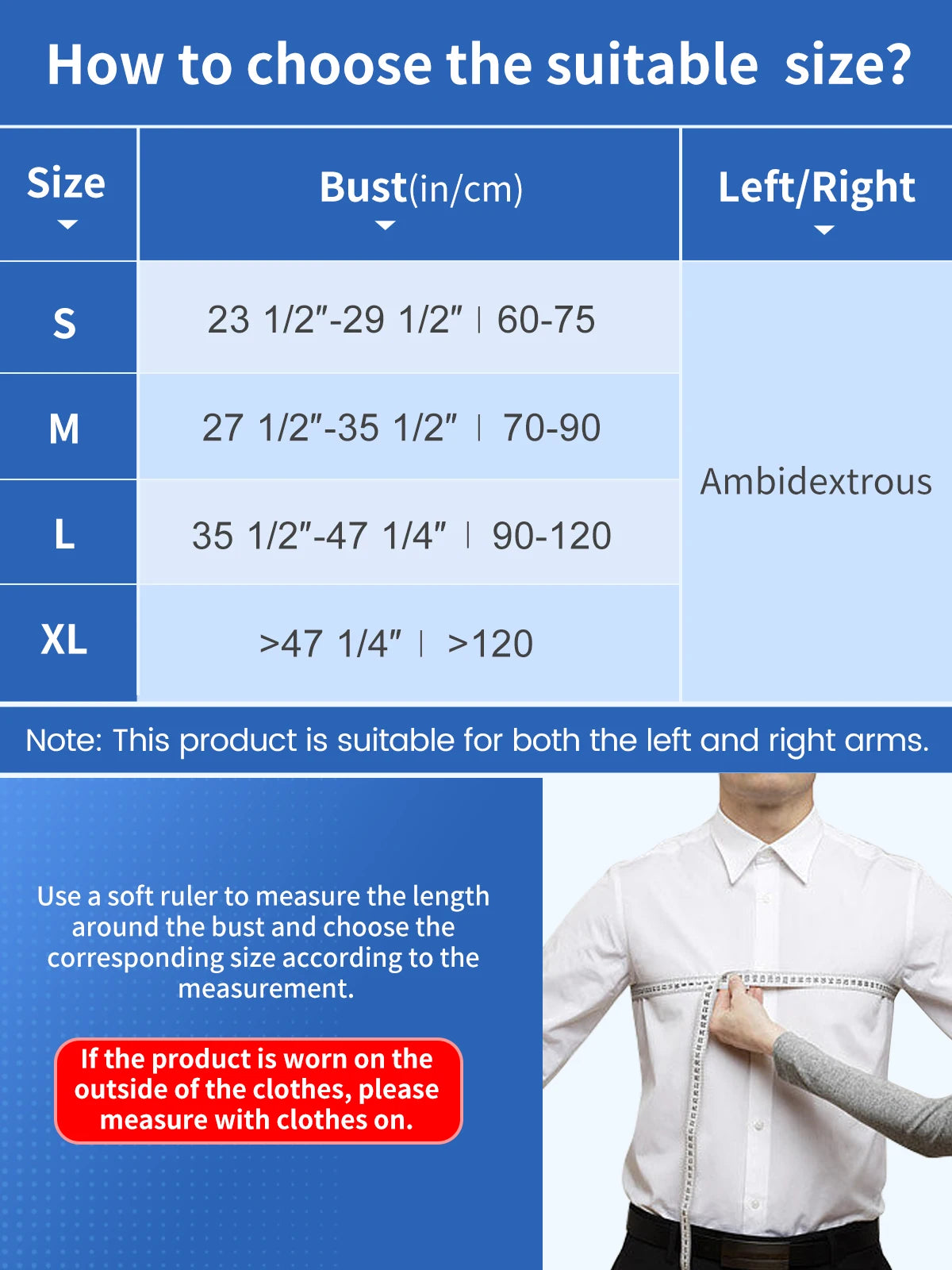 VELPEAU Breathable Shoulder Sling for Arm Fracture Dislocation and Rotator Cuff Tear, Shoulder Immobilizer for Both Arms