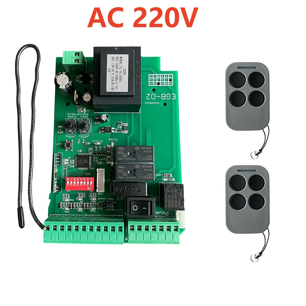 Universal AC110/220V Electric Sliding Gate Opener Control Board Automatic Sliding Gate Door Motor Engine Controller PCB Panel