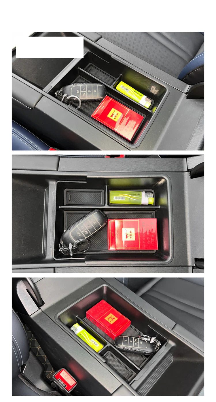 For GAC GS3 2024 2025 Car Styling Center Console Organizer Storage Interior Armrest Storage Box Auto Modified Accessories
