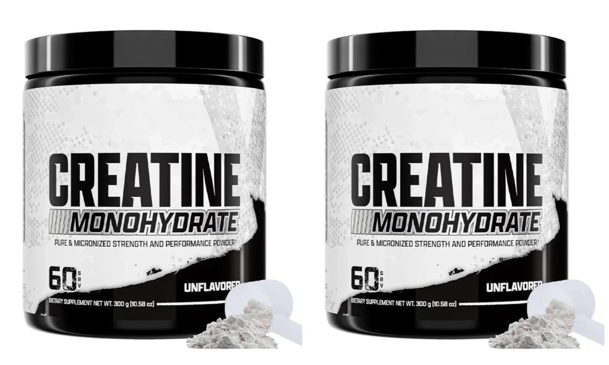 Creatine Monohydrate Powder 5g Per Serving Supports Strength Muscle Recovery Unflavored 60 Servings 300g