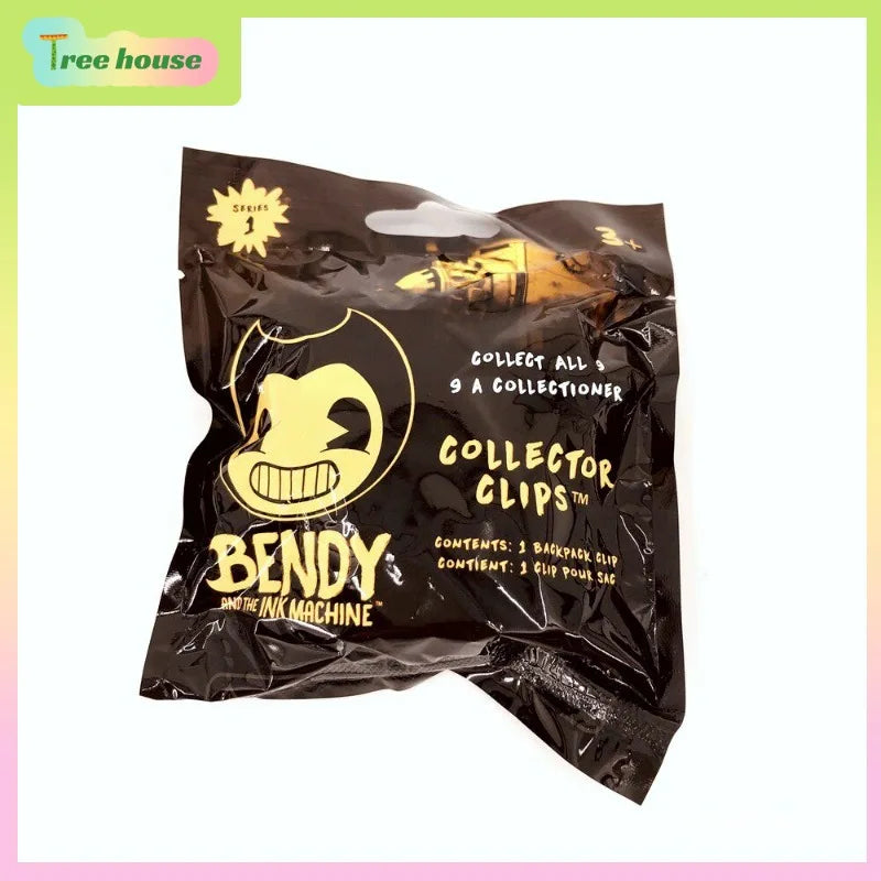Bendy Blind Bag Bendy And The Ink Machine Horror Game Character Keychain Personalized Pendant School Bag Charm