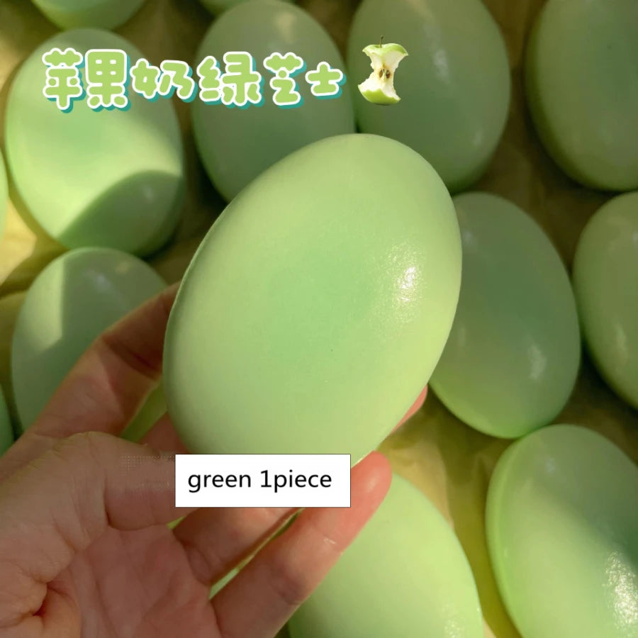 1pc Squishy Cheese Cake Bread Squeeze Toys Stress Relief Slow Rising Sensory Fidget Toys for Kids and Adults Soft Squeeze Toys
