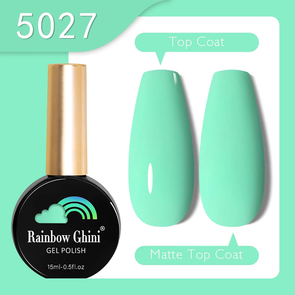 RG 15ML HEMA&TPO FREE Summer Series Fluorescent Gel Polish in Sporty Style Y2K Nail Polish Suitable for Parties Nail Art UV Gel