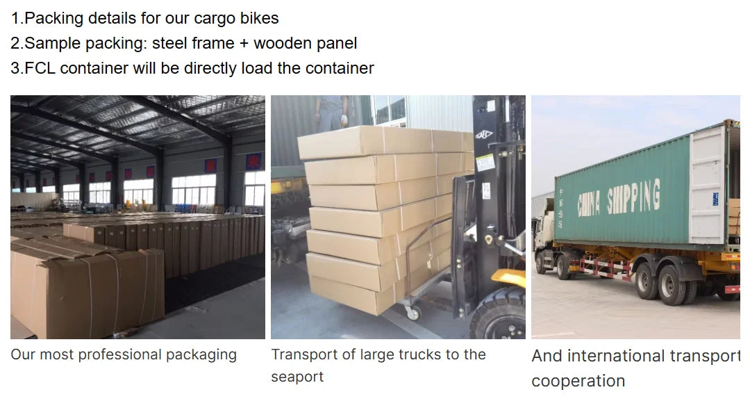 Goods Electric Truck Delivery Tricycle with 500w Motor E-cargo Tricycle
