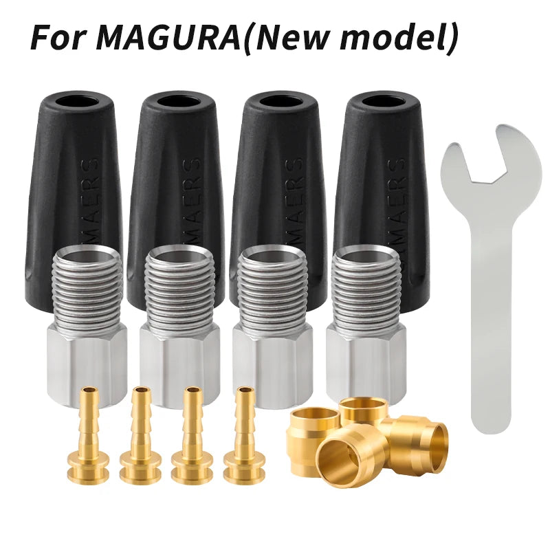 MUQZI MTB Bike Oil Needle Olive Head Suit BH90 BH59 Tubing Pipe Oil Hydraulic Disc Hose Pressing Ring T Brake Accessories