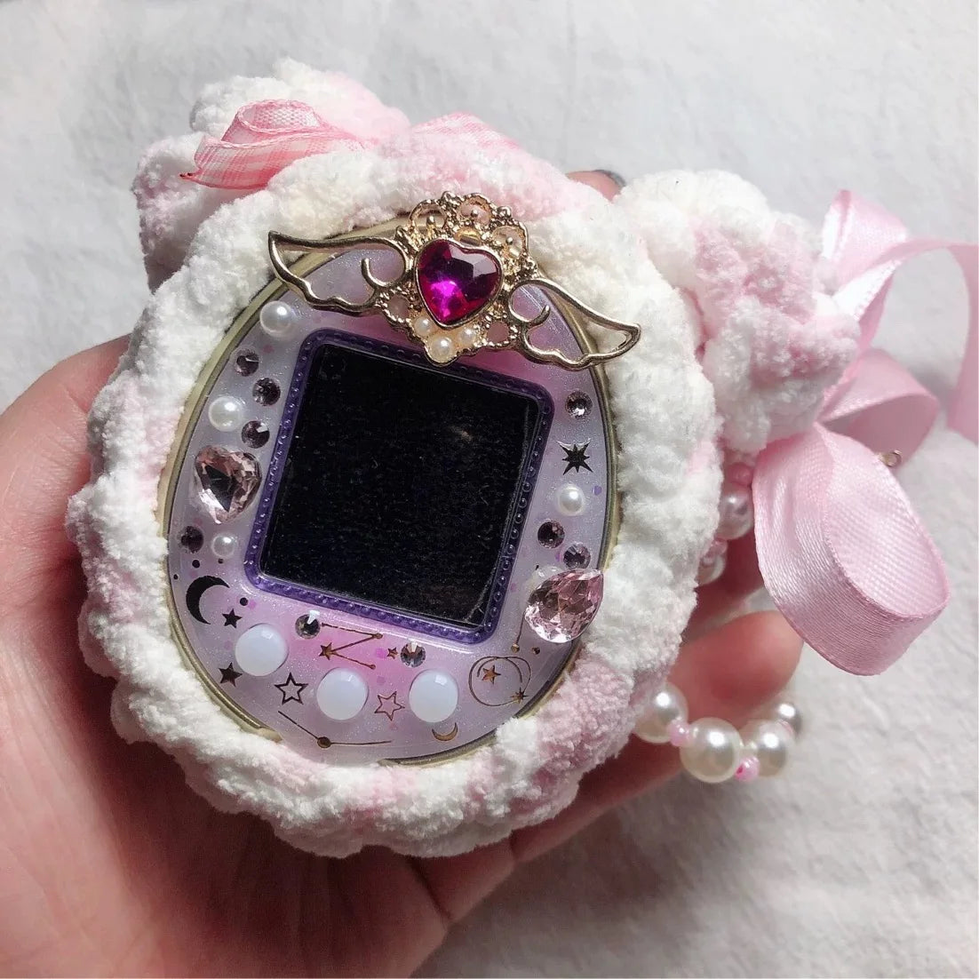 Tamagotchi Uni Electronic Pet Color Panel 4u/4u Paper Soft Film Love Drill Wings Paste The Machine Faceplate Gift