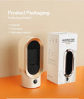 800W Portable Electric Heater Two-speed Temperature Adjustable PTC Ceramic Heater for Winter Bedroom Office Dormitory Heating