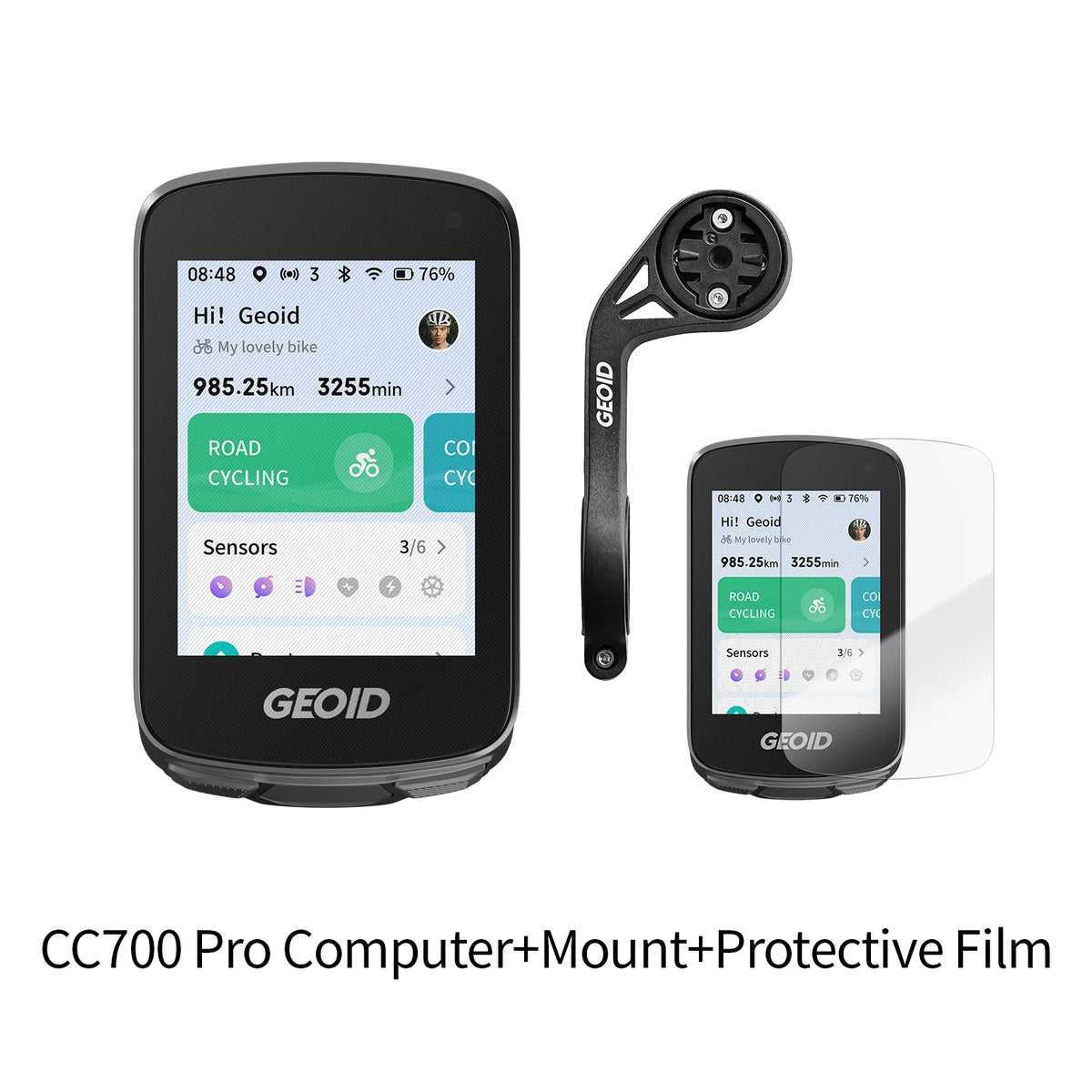 GEOID CC700/PRO Bike Computer Wireless Color Screen Bicycle Speedometer ANT+ WIFI Cycling Speedometer IPX7 Waterproof Odometer