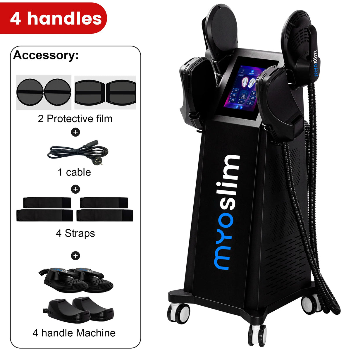 MyoSlim 6500W RF EMS Body Sculpting Machine  Technology  Professional Fat Burning & Muscle Toning Equipment