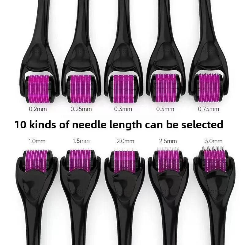 0.2mm 0.75mm 1.5mm 2mm 3mm Needle Micro Face Roll Tool 540 Needles for Facial Body Hair Growth Derma Roller for Skin Beard