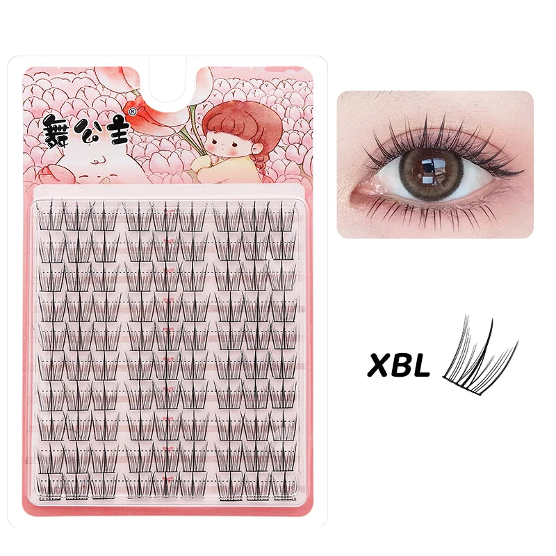 10 Rows Individual Lashes DIY at Home Lash Extension Cluster Wholesale Natural Makeup Eyelashes