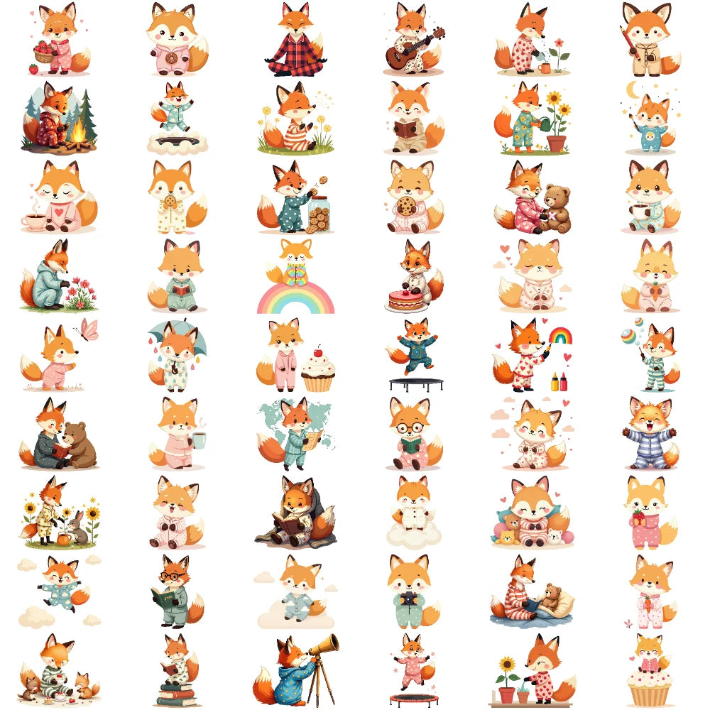 54pcs Temporary Tattoo Cartoon Axolotl Waterproof Long-lasting Body Stickers Cute Axolotl Cartoon For Arms
