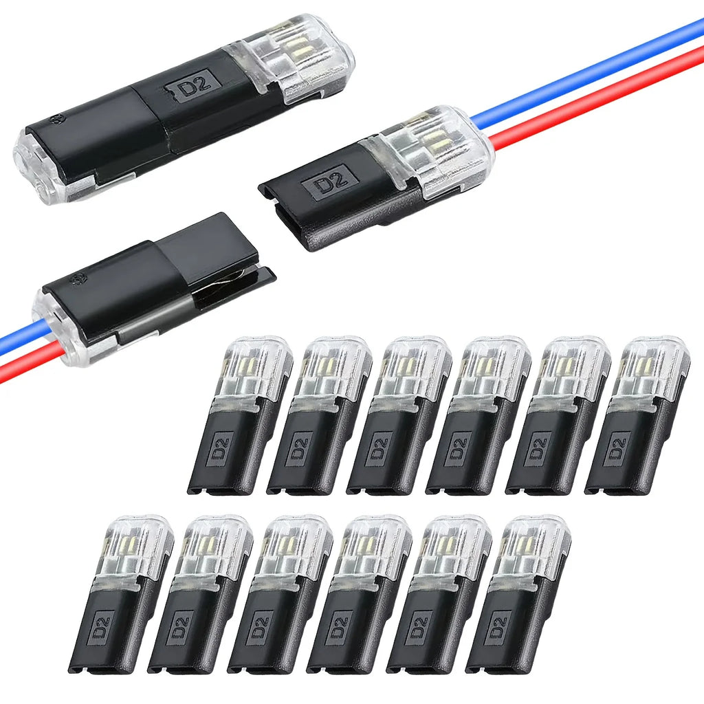 Premium Electric Wire Connector No Strip Line Cable Interconnection Detachable Automotive Terminal Plug Universal Grade Reliable