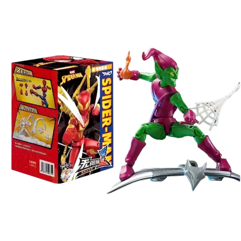 Keeppley Marvel Zero Unlimited Edition Building Block Man Multi Universe Spider Man Assembly Model Iron Spider Ornament Toy Gift