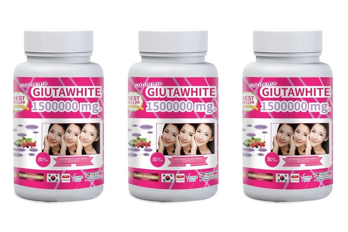 1500000mg Glutathione Capsules with Collagen Antioxidant Beauty Supplement for Skin Glow Hair Nutrition Daily Wellness Support