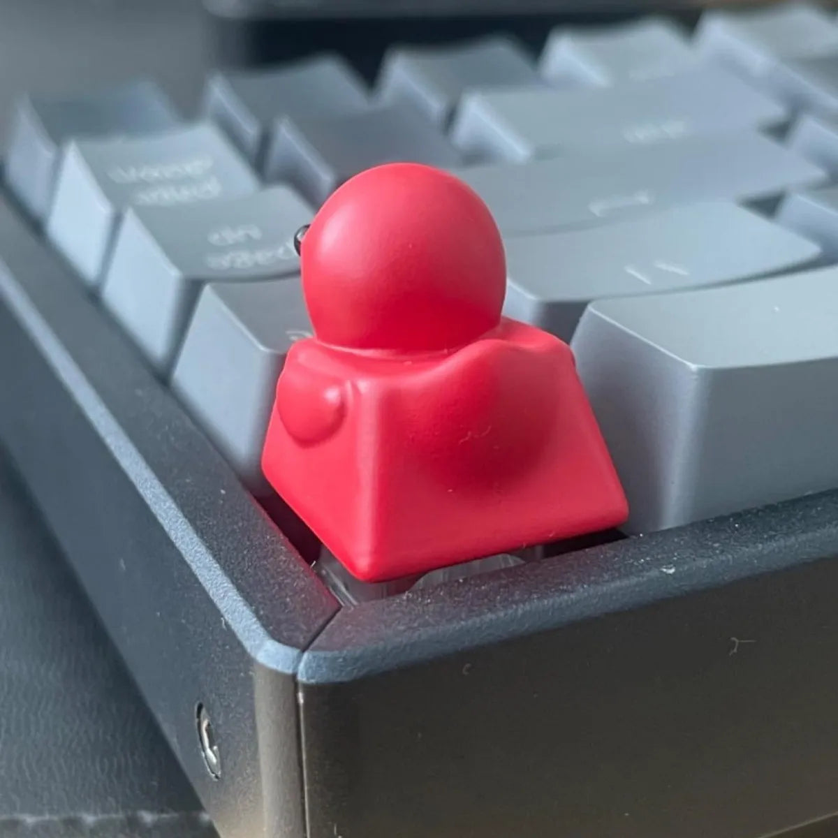 1PC Cute Duck Personalized Resin KeyCap Cartoon Decoration Gaming Key Cap for Cherry Mx Switch Gamer Mechanical Keyboard Gift