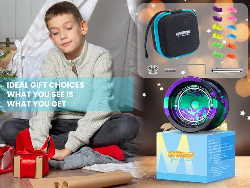 MAGICYOYO V12 Professional Yoyo for Advanced Player, Dual Function Yoyo for Kids Beginner