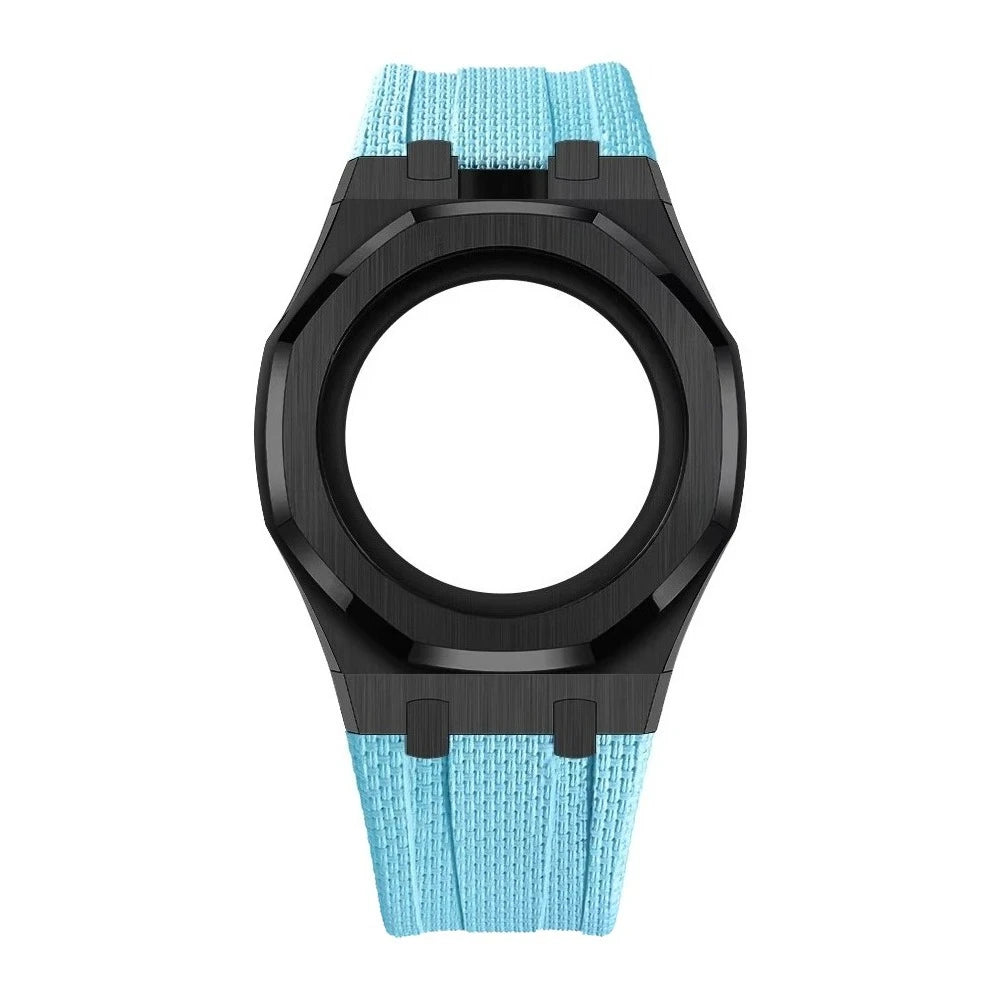 Luxury Stainless Steel Case+Stainless Steel Strap Modification kit Pocket Changer To Wristwatch For Royal POP