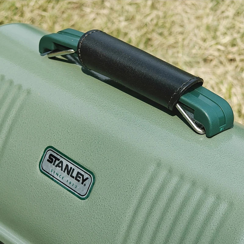For Stanley Lunch Box 9.4L Accessories Set Handle Cowhide Cover Ultralight Aluminum Alloy Table Top Hanging Rack Felt Lining
