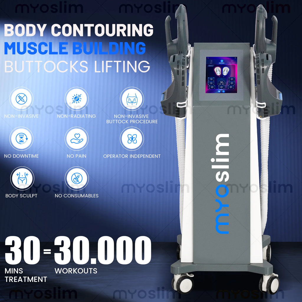 MyoSlim 6500W RF EMS Body Sculpting Machine  Technology  Professional Fat Burning & Muscle Toning Equipment