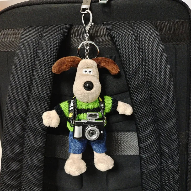 1pc Doll Sweater Clothes for 14cm Wallace & Gromit Dog Plush Toys Cartoon Pilot Gromit Dog Plush Doll