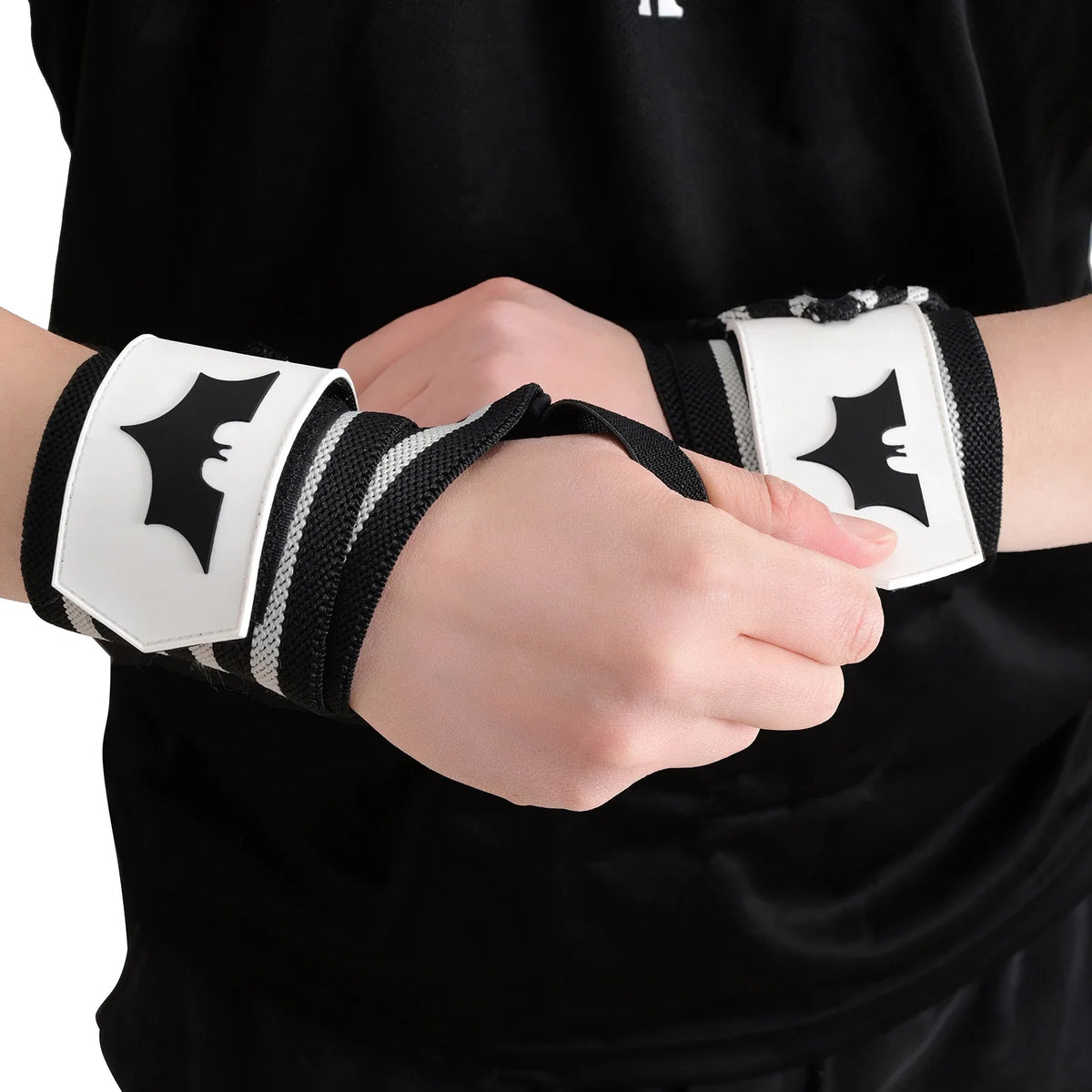Anime Wrist Wraps Weightlifting Professional Wrist Support Sweat Compression Wrap Wrist Strap Weights Fitness Strength