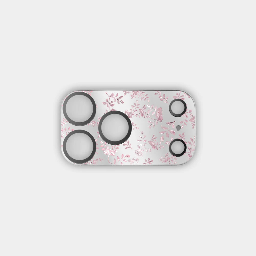 51-100 Cartoon Electroplated Camera Lens Protector for iPhone 17 Pro Max / 17 Pro Scratch Resistant Glass Rear Cover