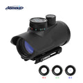 5 MOA Red Green Blue Dot Sight Reflex Rifle Scope 30mm FMC Lens with 22mm/11mm Rail Mount