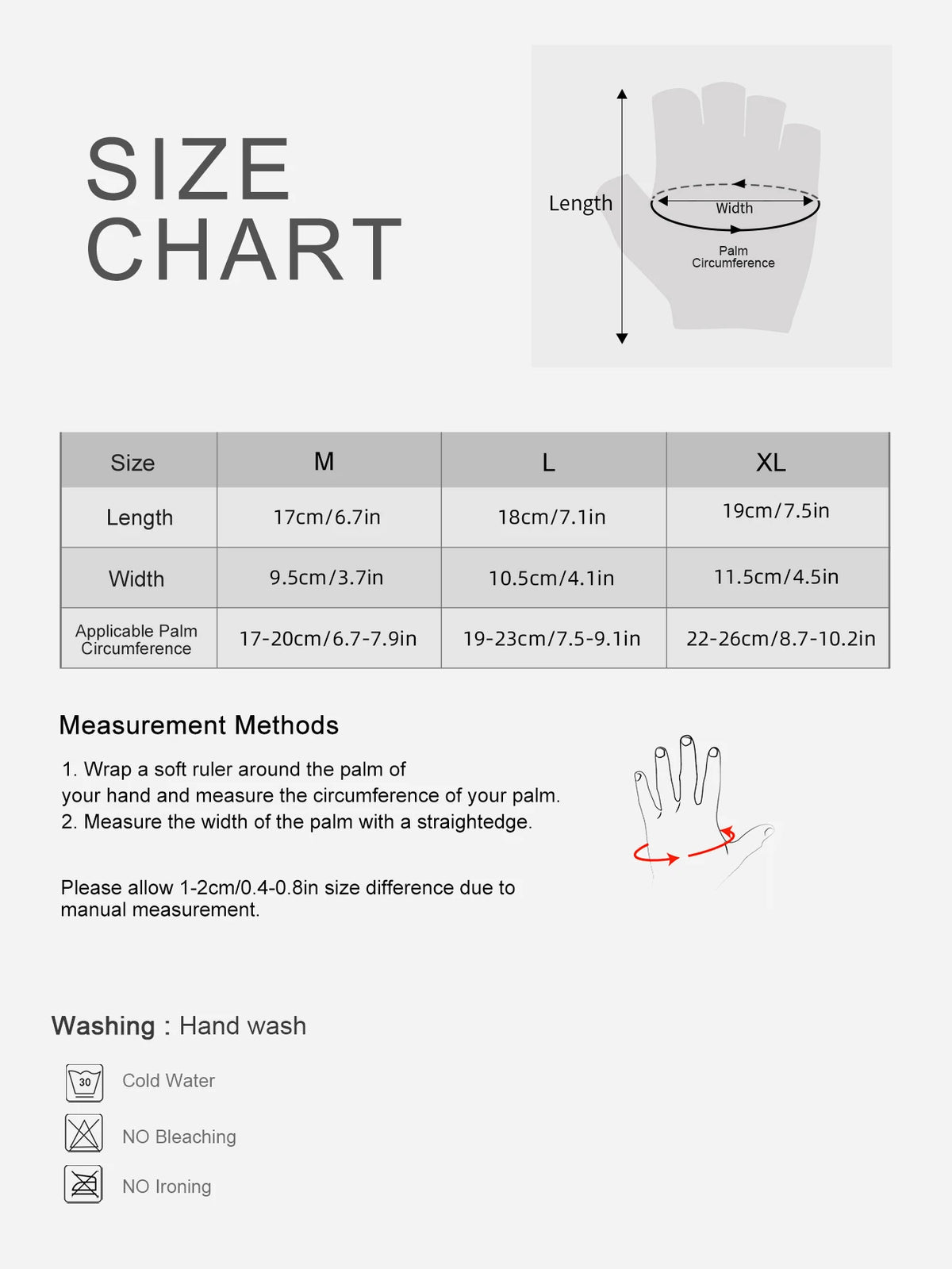 VBOSi Shock-Absorbing Half Finger Fitness Gloves for Men Women Anti-Slip Cycling Weightlifting Dumbbell