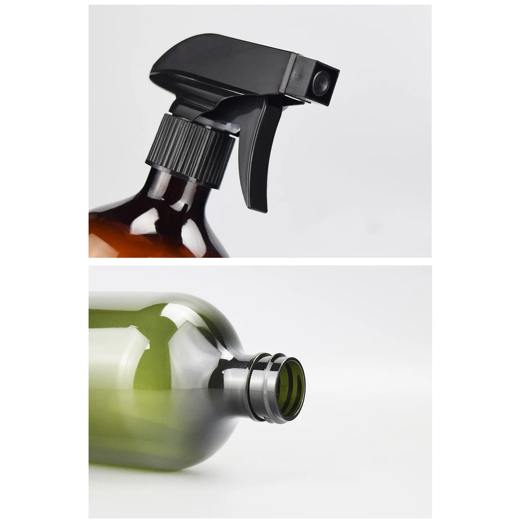 300ml/500ml Spray Bottles Plastic Large Capacity Refillable Sub-bottling Empty Container Flip-top Dispensing Makeup Tool