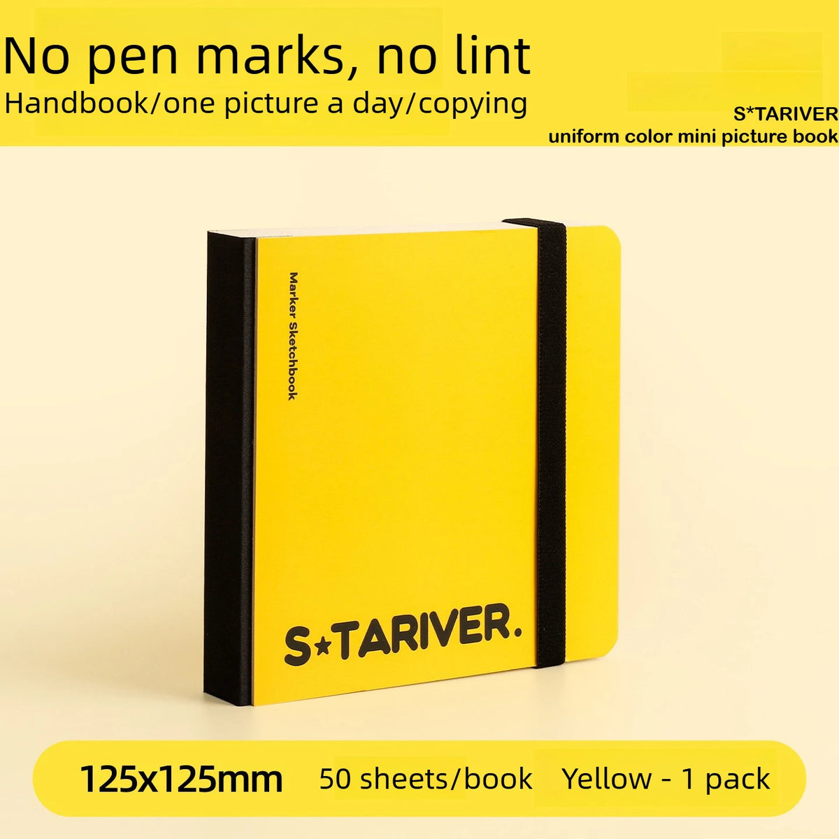 200g/㎡ Acrylic Marker Drawing Notebooks Paper No Bleed Art Paper Cotton Fiber Watercolor Paper for Office School Supplies